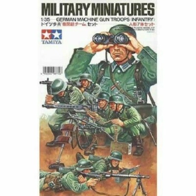 Tamiya 35038 1:35 German Machine Gun Troops Kit